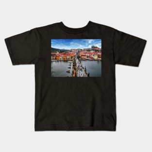 Prague - Charles Bridge Fine Art Photograph Kids T-Shirt